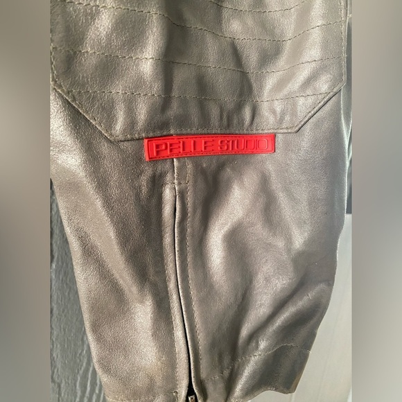 Vintage Wilson’s Leather Pelle Studio Cafe Racer Style Leather Moto Jacket​ - Picture 3 of 7